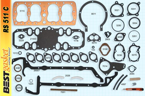 rs511c rebuilders gasket set
